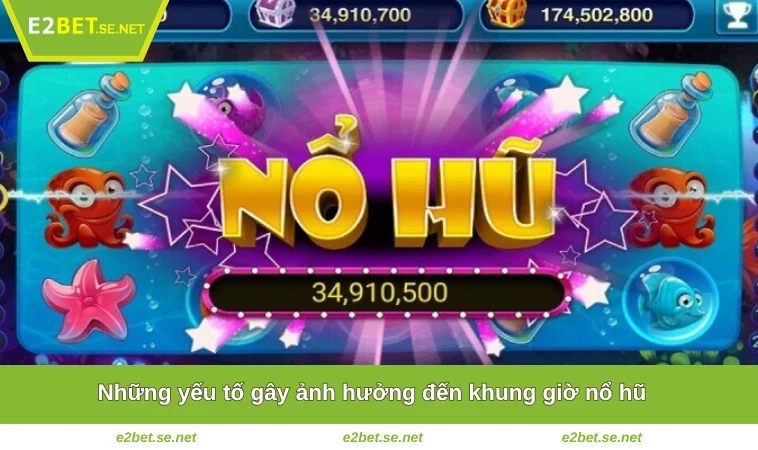 Khung Giờ Nổ Hũ - Cơ Hội Tăng Tỷ Lệ Chiến Thắng Tại E2BET 2 Những yếu tố gây ảnh hưởng đến khung giờ nổ hũ