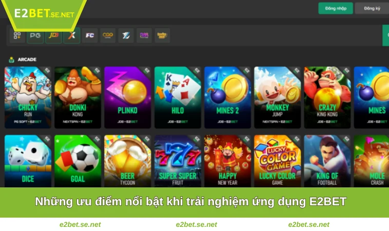 Tải App E2BET 3 Những ưu điểm nổi bật khi trải nghiệm ứng dụng E2BET